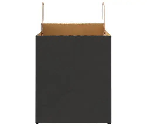 Paberkotid, 250 Tk, Käepidemetega, Must, 32X22X24 Cm