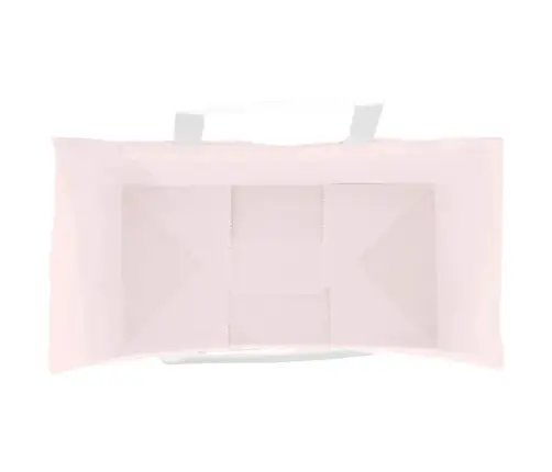 Papīra Maisiņi 50 Gab. Ar Rokturiem, Rozā, 32X17X44 Cm Vidaxl