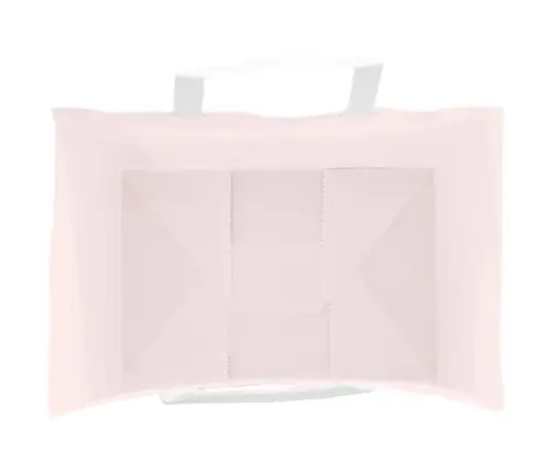 Paberkotid, 50 Tk, Käepidemetega, Roosa, 32X22X24 Cm