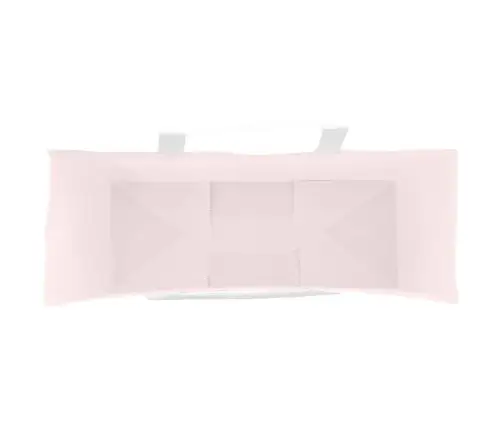 Paberkotid, 50 Tk, Käepidemetega, Roosa, 45X17X48 Cm