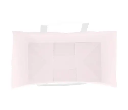 Papīra Maisiņi 250 Gab. Ar Rokturiem, Rozā, 15X8X21 Cm Vidaxl