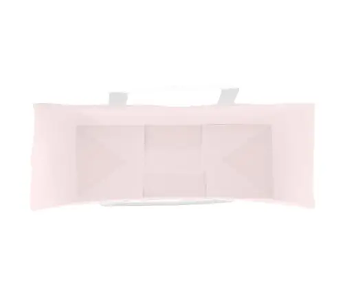 Paberkotid, 250 Tk, Käepidemetega, Roosa, 32X12X42 Cm