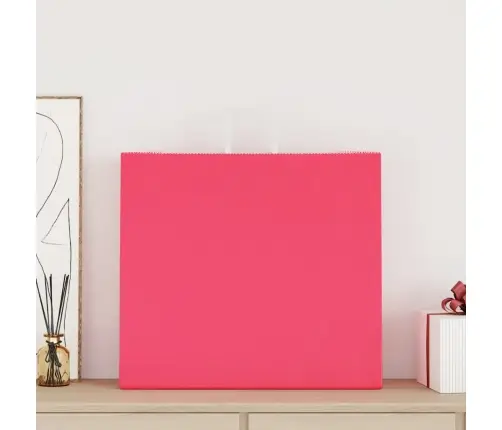 Papīra Maisiņi 250 Gab. Ar Rokturiem, Rozā, 54X15X49 Cm Vidaxl