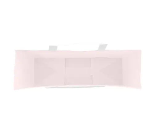 Papīra Maisiņi 250 Gab. Ar Rokturiem, Rozā, 54X15X49 Cm Vidaxl