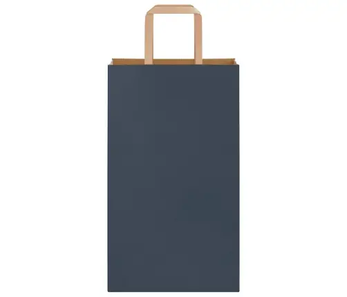 Papīra Maisiņi 50 Gab. Ar Rokturiem, Zili, 21X11X36 Cm Vidaxl