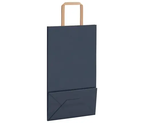 Papīra Maisiņi 50 Gab. Ar Rokturiem, Zili, 21X11X36 Cm Vidaxl