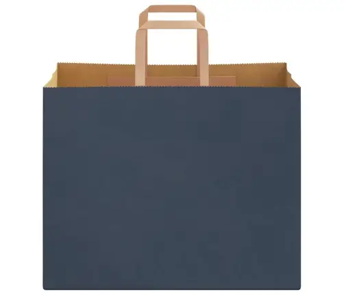 Paberkotid, 50 Tk, Käepidemetega, Sinine, 32X22X24 Cm