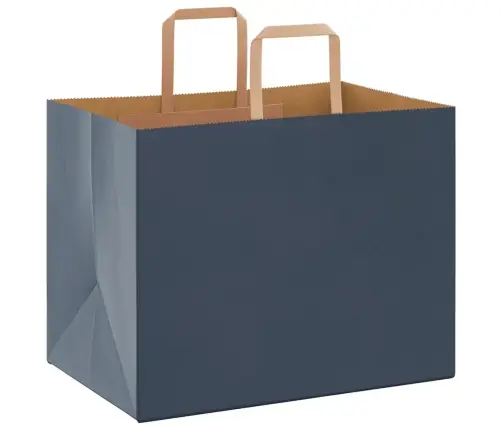 Papīra Maisiņi 250 Gab. Ar Rokturiem, Zili, 32X22X24 Cm Vidaxl