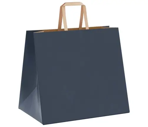 Papīra Maisiņi 250 Gab. Ar Rokturiem, Zili, 32X22X28 Cm Vidaxl