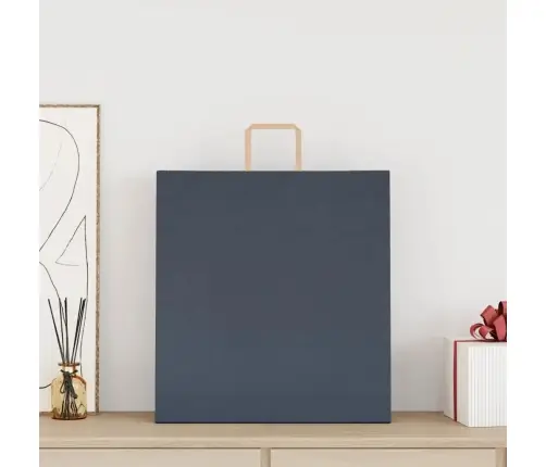 Papīra Maisiņi 250 Gab. Ar Rokturiem, Zili, 45X17X48 Cm Vidaxl