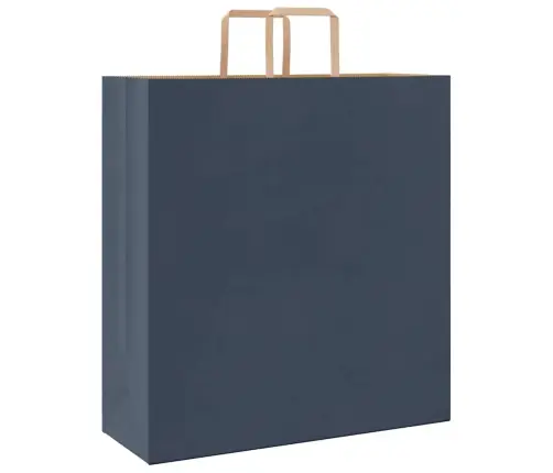 Papīra Maisiņi 250 Gab. Ar Rokturiem, Zili, 45X17X48 Cm Vidaxl