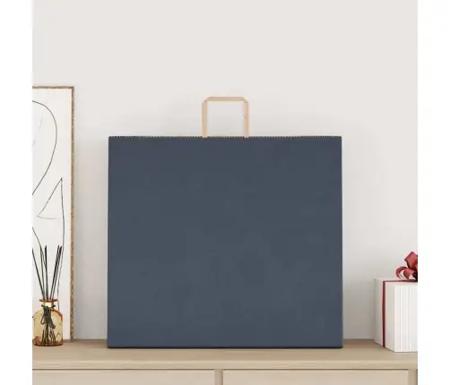 Papīra Maisiņi 250 Gab. Ar Rokturiem, Zili, 54X15X49 Cm Vidaxl