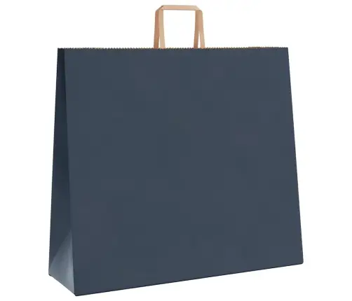 Papīra Maisiņi 250 Gab. Ar Rokturiem, Zili, 54X15X49 Cm Vidaxl