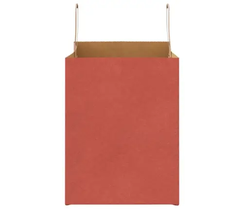 Paberkotid, 250 Tk, Käepidemetega, Punane, 32X22X28 Cm