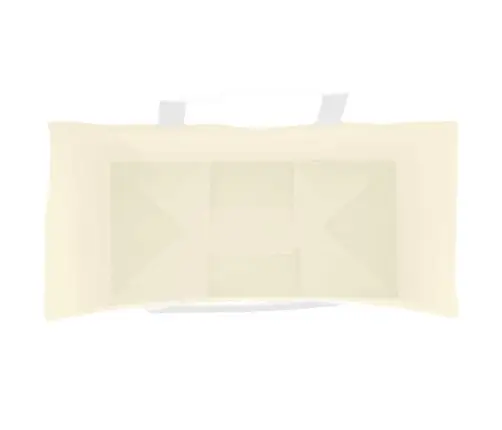 Papīra Maisiņi 50 Gab. Ar Rokturiem, Dzelteni, 18X8X22 Cm Vidaxl