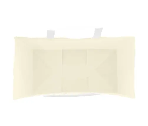 Papīra Maisiņi 50 Gab. Ar Rokturiem, Dzelteni, 21X11X36 Cm Vidaxl