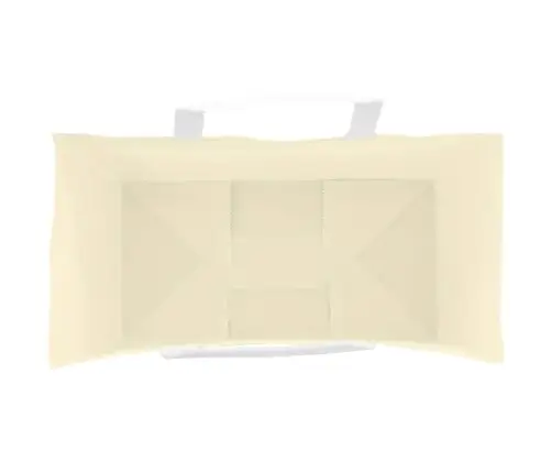 Paberkotid, 50 Tk, Käepidemetega, Kollane, 32X17X25 Cm