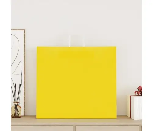 Papīra Maisiņi 50 Gab. Ar Rokturiem, Dzelteni, 54X15X49 Cm Vidaxl