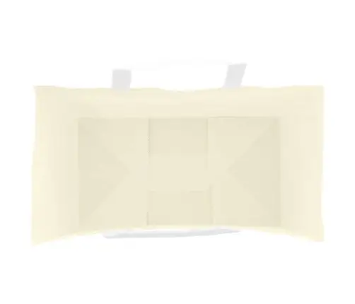 Papīra Maisiņi 250 Gab. Ar Rokturiem, Dzelteni, 15X8X21 Cm Vidaxl