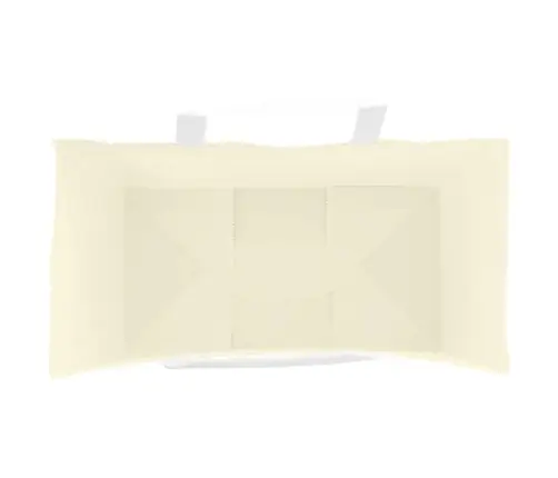 Paberkotid, 250 Tk, Käepidemetega, Kollane, 21X11X36 Cm