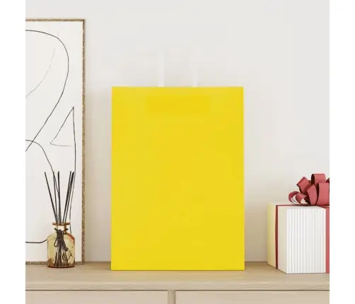 Paberkotid, 250 Tk, Käepidemetega, Kollane, 32X17X44 Cm