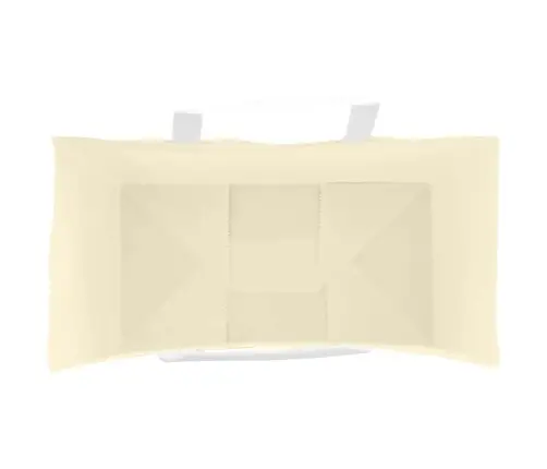 Paberkotid, 250 Tk, Käepidemetega, Kollane, 32X17X44 Cm