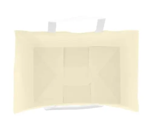 Paberkotid, 250 Tk, Käepidemetega, Kollane, 32X22X28 Cm