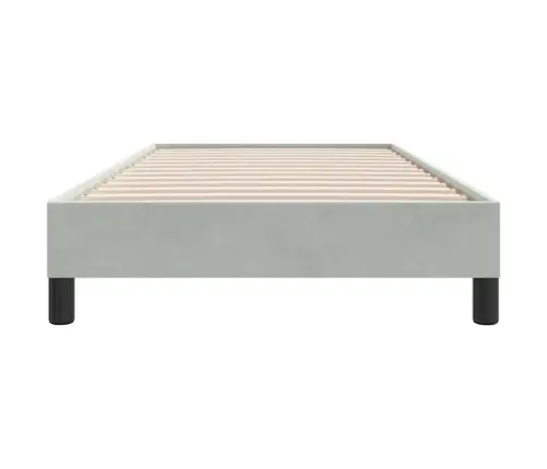 Box Vedruvoodi Ilma Madratsita Helehall 100X210 Cm Velvet