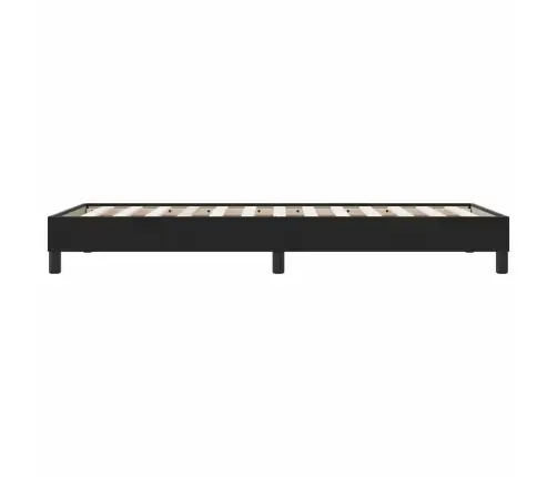 Box Spring Gulta Bez Matrača Melns 100X210 Cm Samts Vidaxl