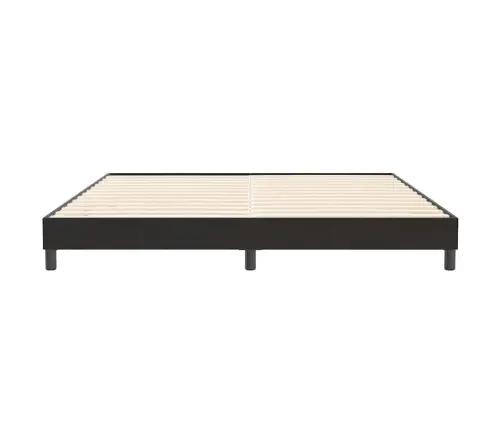 Box Spring Gulta Bez Matrača Melns 200X210 Cm Samts Vidaxl