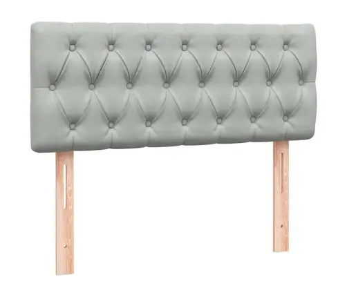 Kontinentaalvoodi Madratsiga, Helehall, 120X210 cm Samet