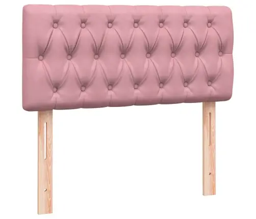 Box Vedruvoodi Madratsiga Roosa 100X220 Cm Samet