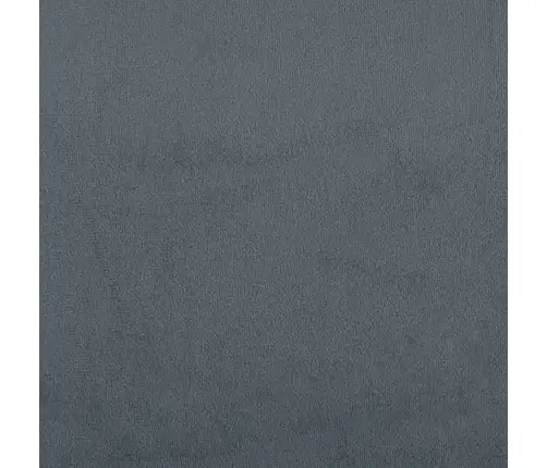 Atsperu Gulta Ar Matraci, Tumši Pelēka Samts, 120X220 Cm Vidaxl
