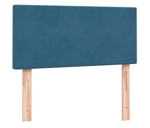 Kontinentaalvoodi Madrats Ja Led Tumesinine 90X210 Cm Samet