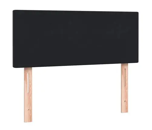 Kontinentaalvoodi Madrats Ja Led, Must, 120X210 cm Samet