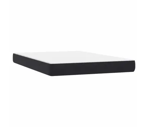 Kontinentaalvoodi Madrats Ja Led, Must, 160X210 cm Samet