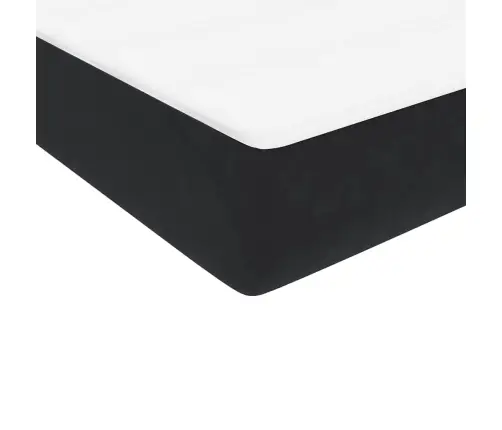 Kontinentaalvoodi Madrats Ja Led, Must, 160X210 cm Samet