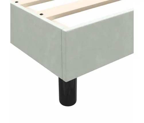 Kontinentaalvoodi Madrats Ja Led Helehall 90X210 Cm Samet