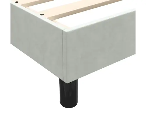 Kontinentaalvoodi Madrats Ja Led, Helehall, 140X210 cm Samet