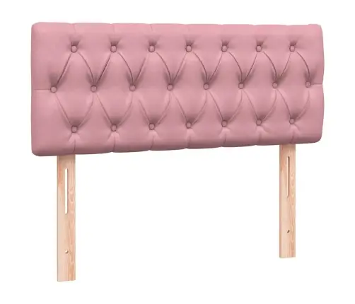 Kontinentaalvoodi Madrats Ja Led Roosa 120X220 Cm Samet