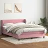 Kontinentaalvoodi Madratsiga, Roosa, 140X210 cm Samet