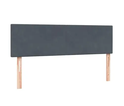 Kontinentaalvoodi Madratsiga, Tumehall, 160X210 cm Samet