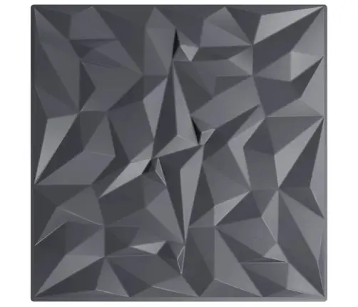 Sienas Paneļi, 12 Gab., Pelēki, 50X50 Cm, Xps, 3 M², Ametists Vidaxl