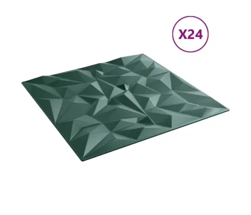 Seinapaneelid 24 Tk, Hall, 50 X 50 cm Xps 6 M² Ametüst
