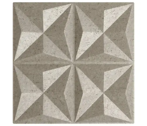 Seinapaneelid 12 Tk, Betoon, 50X50 cm Xps 3 M² Origami