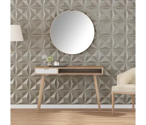 Seinapaneelid 12 Tk, Betoon, 50X50 cm Xps 3 M² Origami