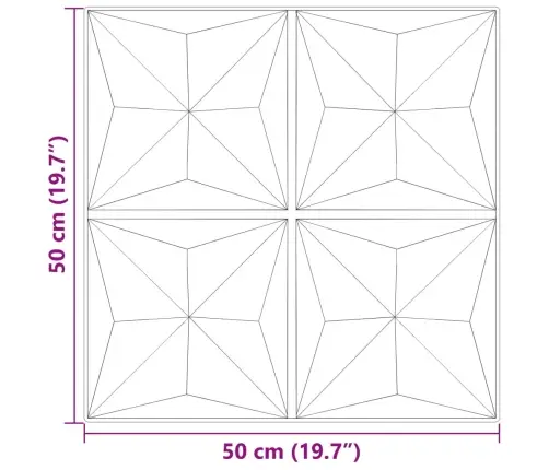 Sienas Paneļi, 24 Gab., Zaļi, 50X50 Cm, Xps, 6 M², Origami Vidaxl