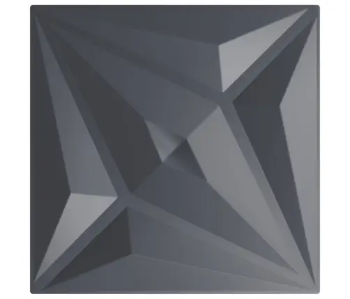 Seinapaneelid 12 Tk, Hall, 50X50 cm Xps 3 M² Täht