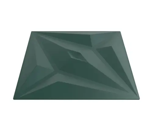 Sienas Paneļi, 12 Gab., Zaļi, 50X50 Cm, Xps, 3 M², Zvaigžņu Vidaxl