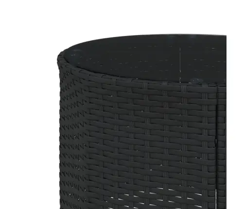 Dārza Dīvāns Ar Galdu, Matračiem, Pusapaļš, Pe Rotangpalma Vidaxl